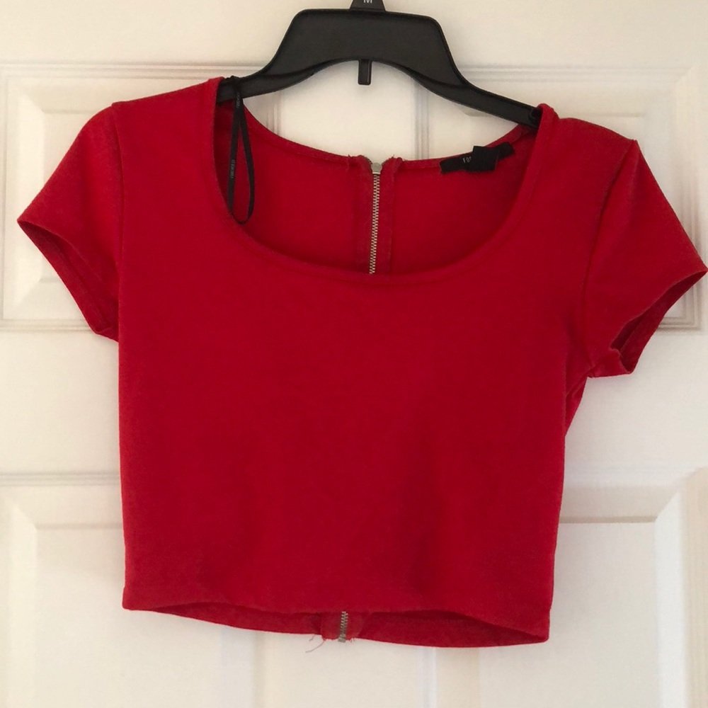 Forever 21 Red crop top